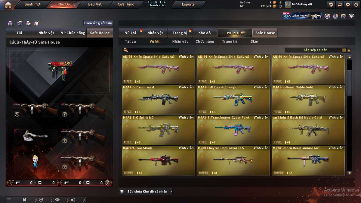 shop acc cf uy tin gia re